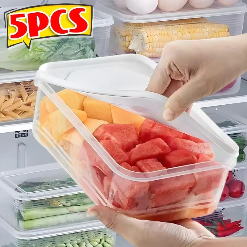 Food Storage Vegetables - 肉や野菜用の冷蔵庫収納ボックス、鮮度保持収納ボックス、透明食品保存ボックス、キッチンオーガニ
