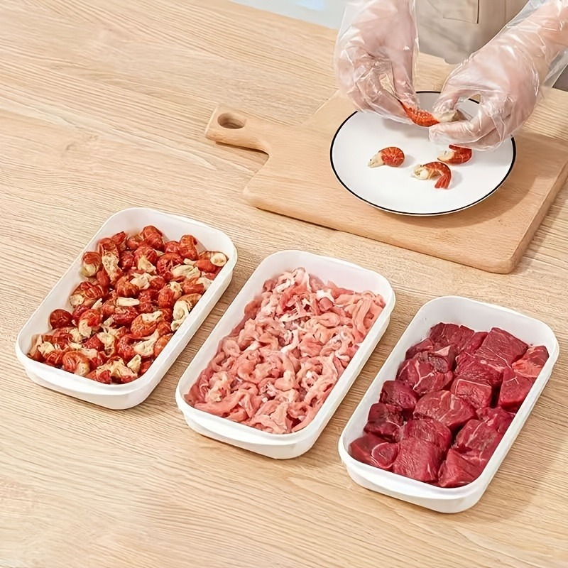 Food Storage For Refrigerator - 1/3/10PC ポータブル冷蔵庫肉鮮度保持ボックス食品保存容器冷凍フルーツ保管用キッチンキッチン
