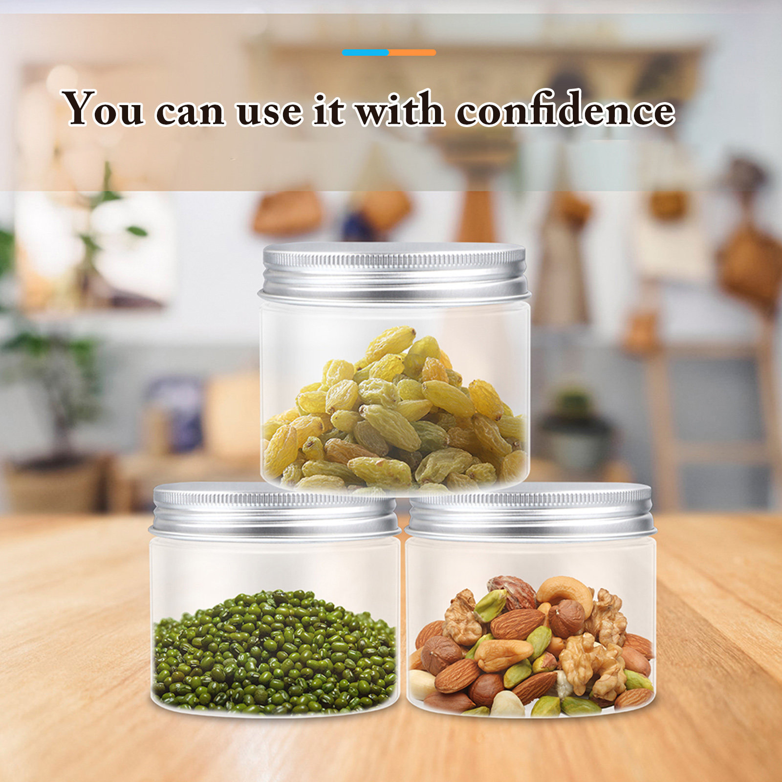 Food Storage Jars - 12個入り食品保存瓶セット 再利用可能な密閉メイソンジャー ジャム、蜂蜜、シロップ、フルーツゼリー用 小型蓋付き瓶 家庭用保存容器