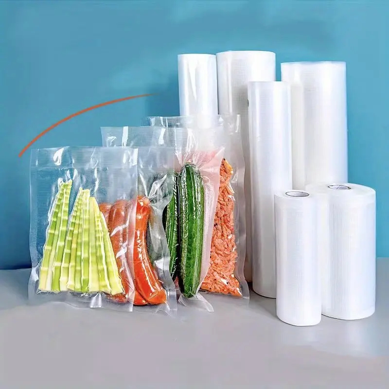 Food Storage Vegetables - 500cm/ロール 食品真空バッグ 真空調理用保存包装袋 真空シーラー用 肉 果物