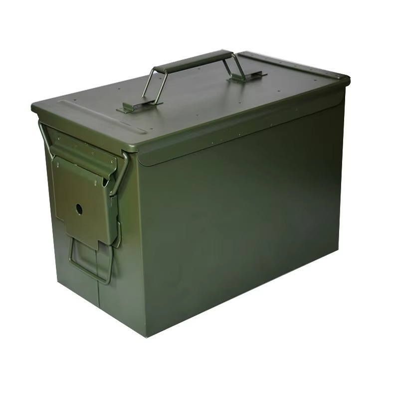 Food Storage Emergency - 耐火・耐水・耐衝撃性炭素鋼製収納ボックス（ロック付き）緊急食料供給およびサバイバルキット用