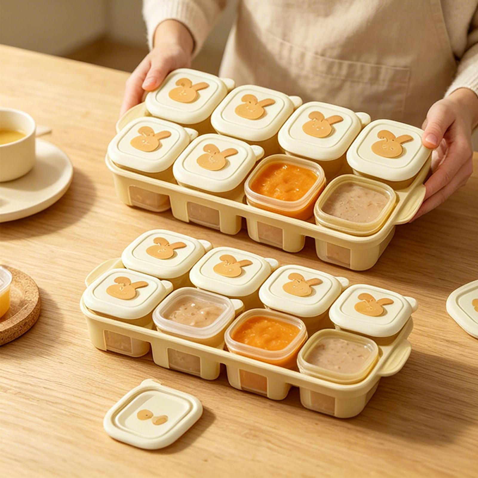 キューブフードフリーザートレイ子供用ヨーグルト容器子供用食品 - Food Storage Yogurt のレビューと価格