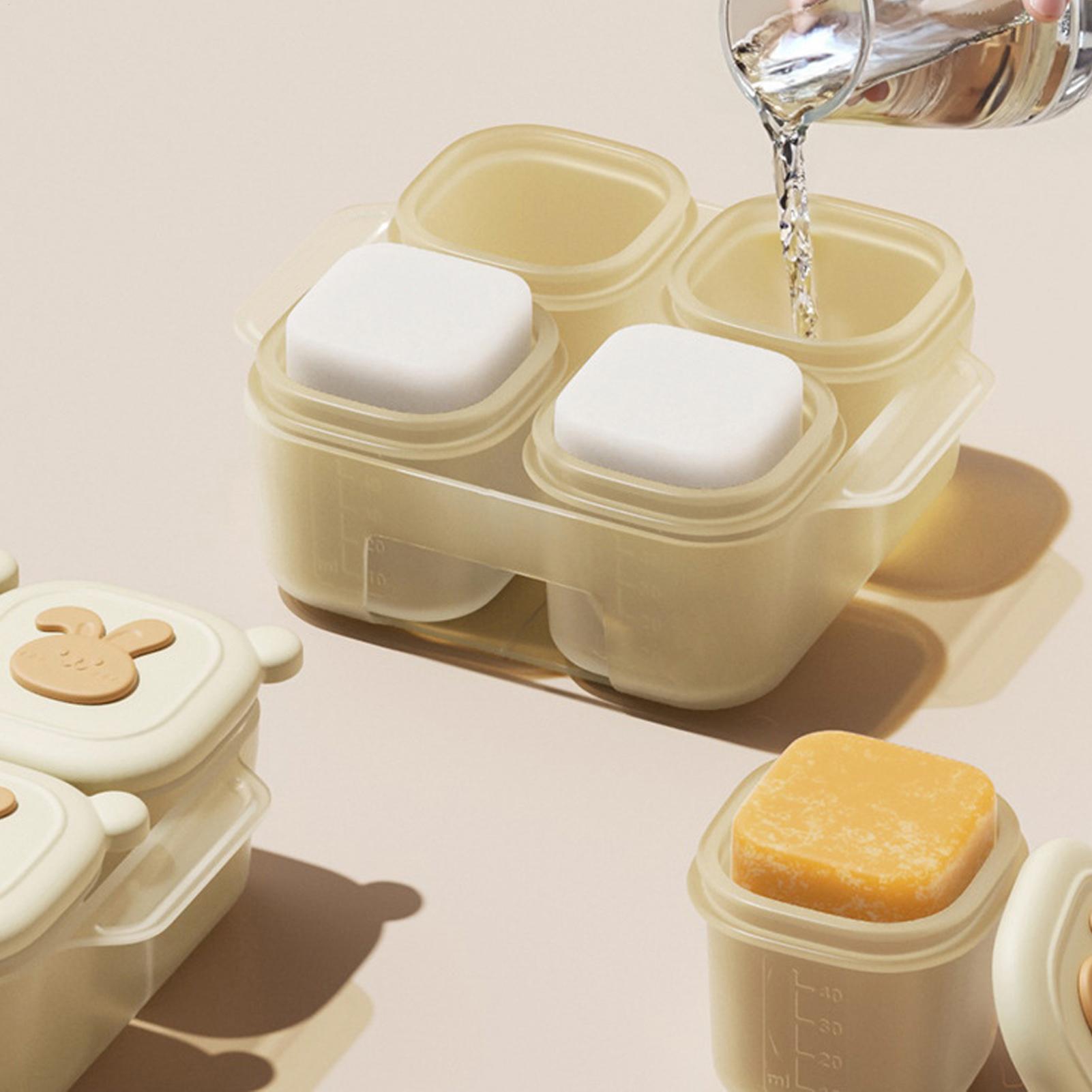キューブフードフリーザートレイ子供用ヨーグルト容器子供用食品 - Food Storage Yogurt のレビューと価格
