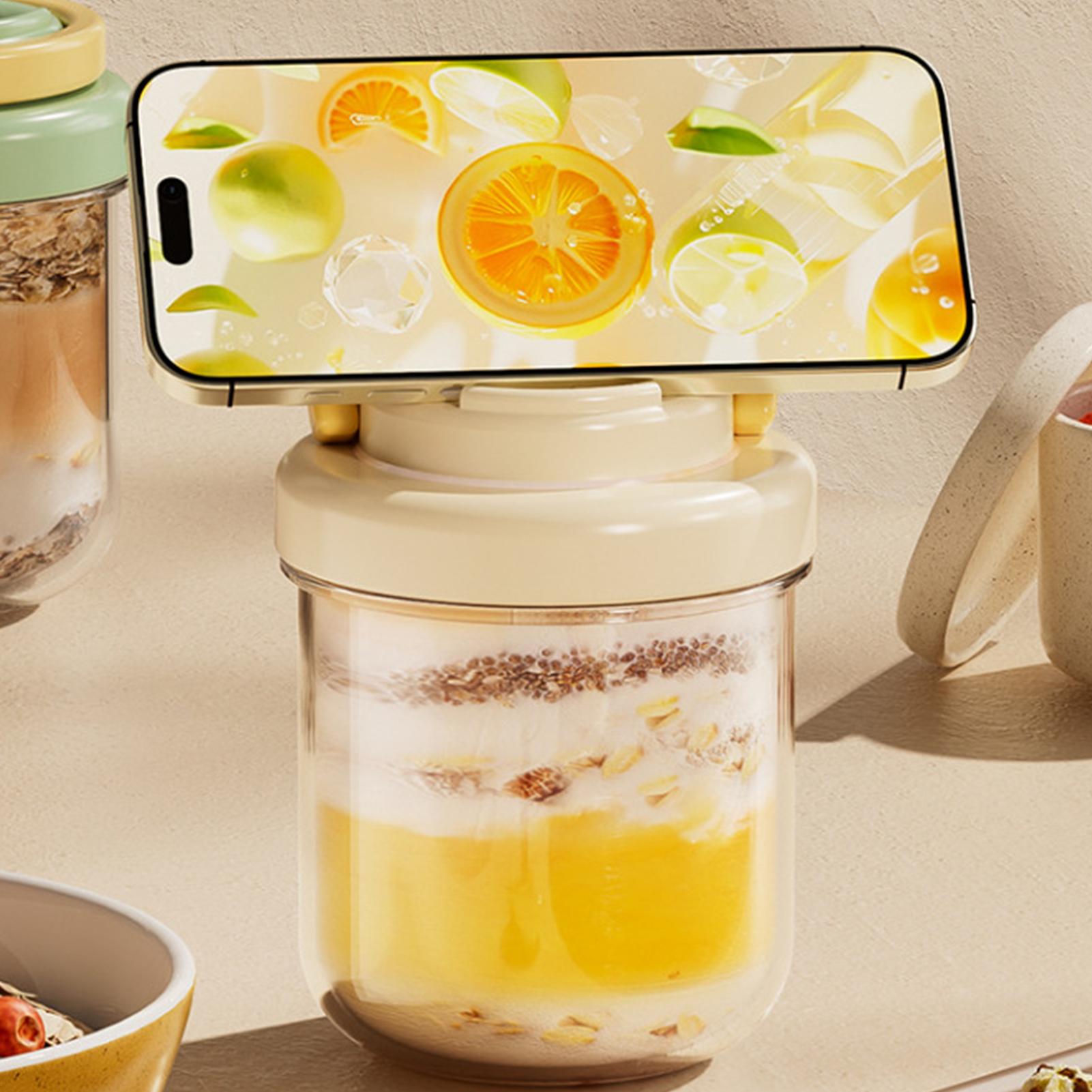 蓋付きガラス瓶 400ml 気密性漏れ防止朝食カップ スプー - Airtight Cereal Jar のレビューと価格