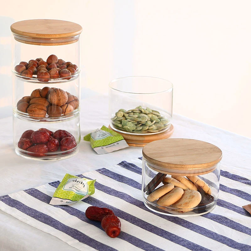 新しい1200ml 3層ガラス製保存容器セット、乾燥スパイス - Food Storage Set Glass のレビューと価格