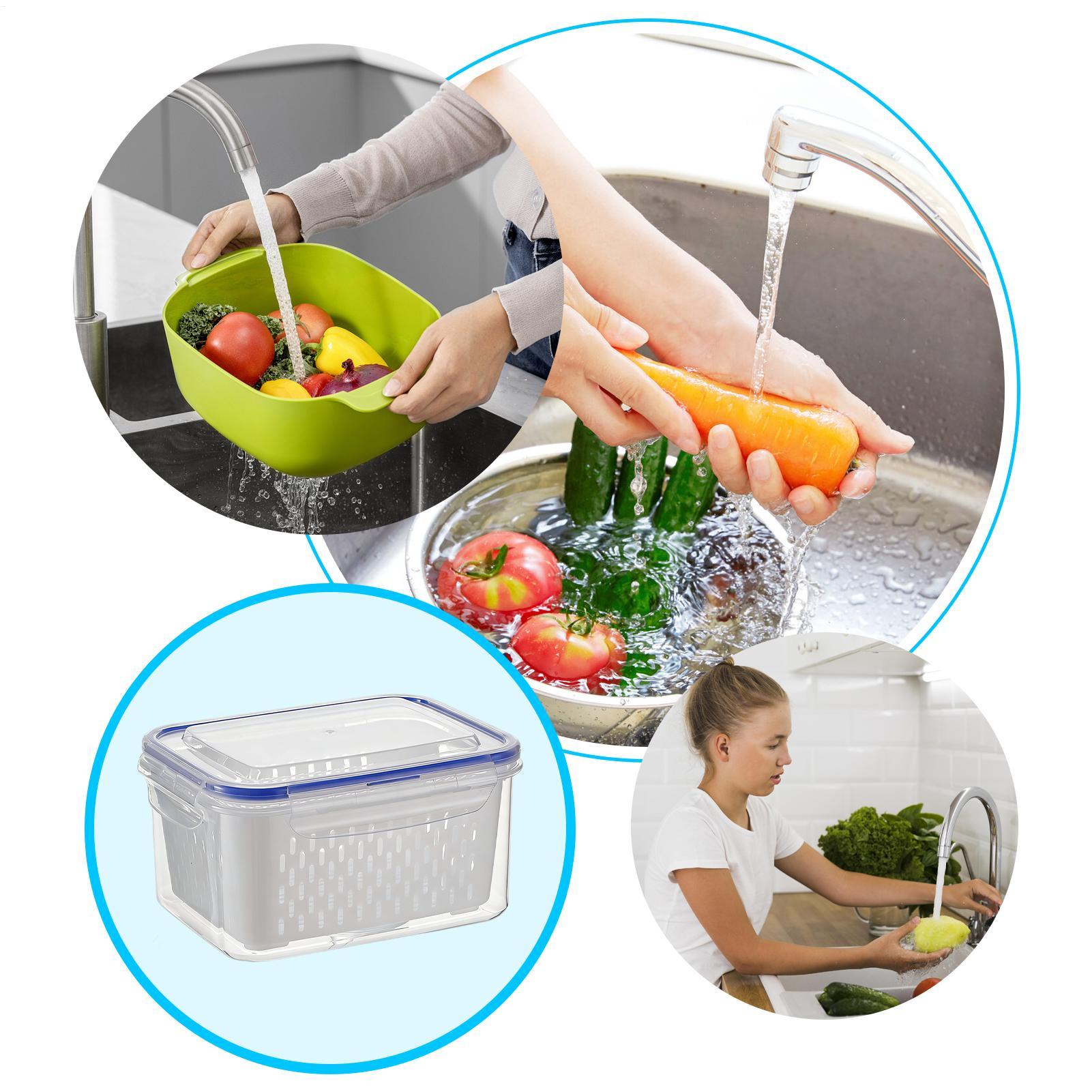 4 in 1 食品保存容器 4 in 1 漏れ防止透明オーガ - Food Storage For Refrigerator のレビューと価格