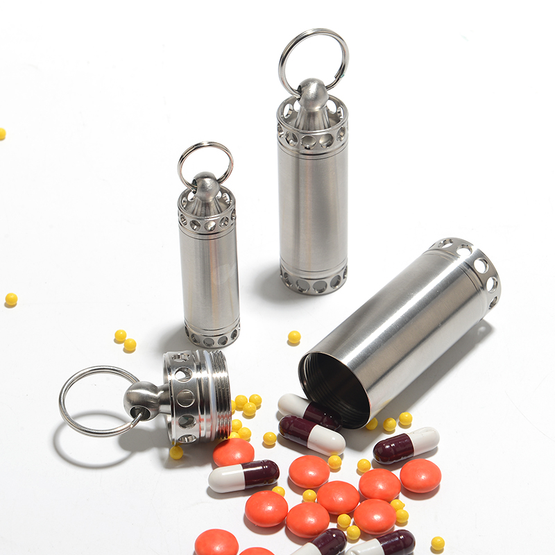 ステンレス鋼の防水ピルボックス,密閉型,ダブルヘッド,オープ - Food Storage Emergency のレビューと価格