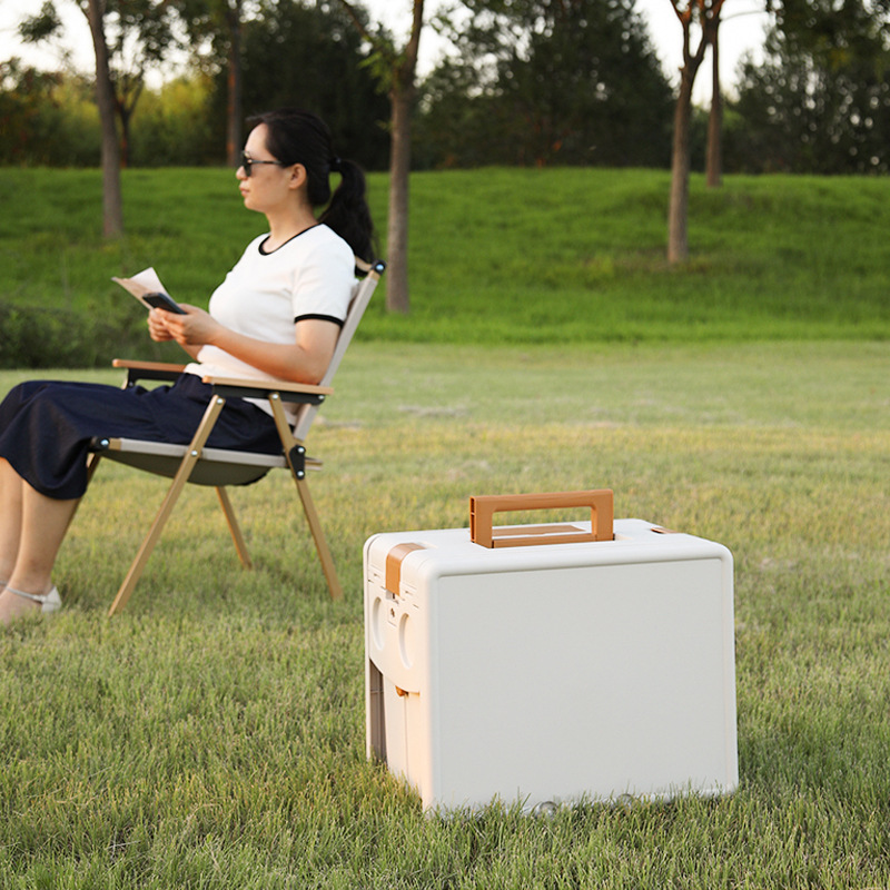 2-in-1折りたたみ式キャンプテーブルクーラーボックス、ポ - Food Storage Not Plastic のレビューと価格