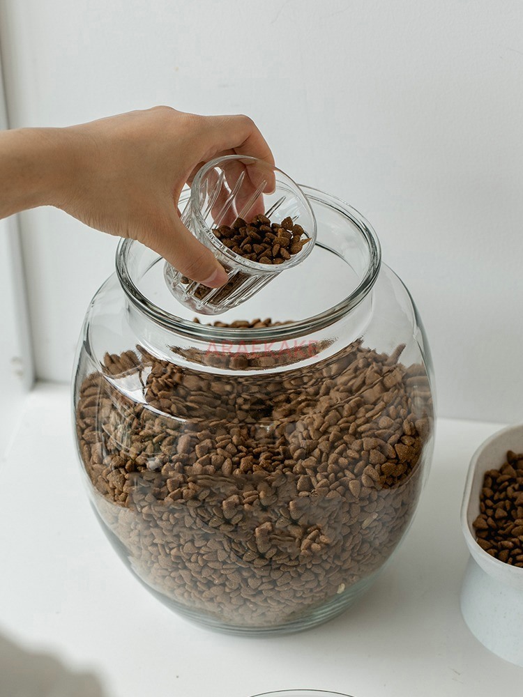 キャットフード保存バケツ、英国密封防湿ジャー、ペットフード保 - Food Storage Uk のレビューと価格