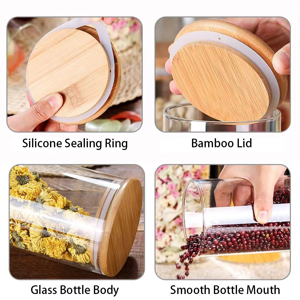 4/8 個 250 ミリリットル 500 ミリリットル 10 - Food Storage With Glass Lids のレビューと価格