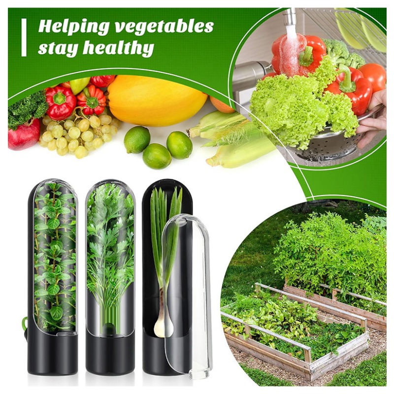 1/2/3個入り ハーブ保存容器 フレッシュハーブキーパー  - Herb Keeper Container のレビューと価格