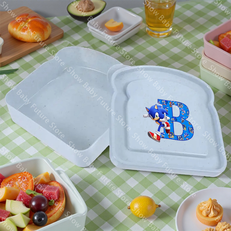 新しい漫画ソニックス文字A-Zサンドイッチ収納ボックス男の子 - Food Storage Containers B&M のレビューと価格