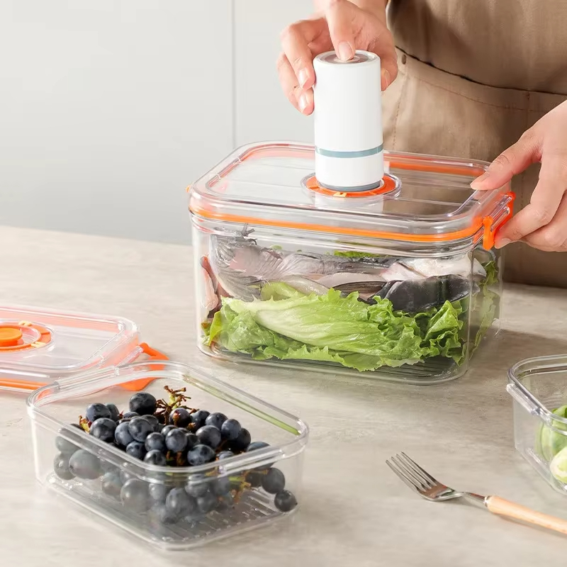 真空保存ボックス 冷蔵庫 密閉容器 電子レンジ対応 透明食品 - Food Storage For Refrigerator のレビューと価格