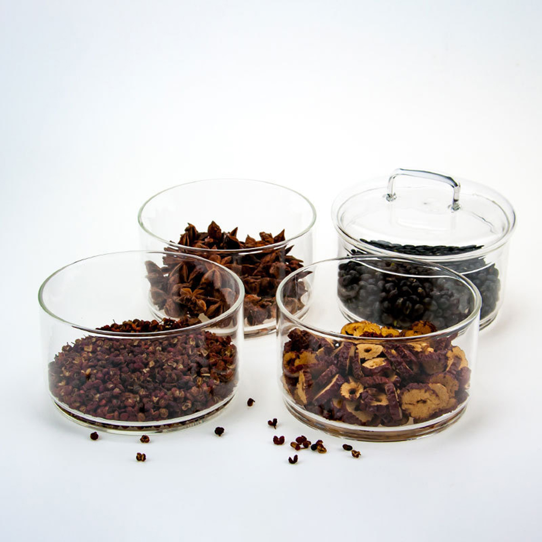 マルチレイヤースタッカブルガラスボトルジャー,容器,容器,タ - Food Storage With Glass Lids のレビューと価格