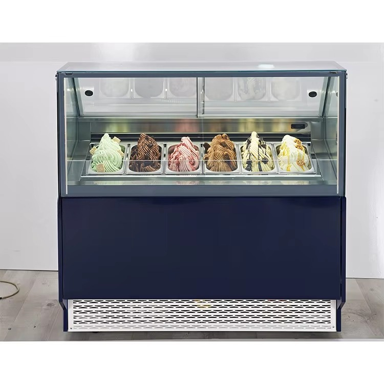 没入型ガラス扉付きチェスト型ディスプレイ冷凍庫、アイスクリー - Food Storage For Refrigerator のレビューと価格