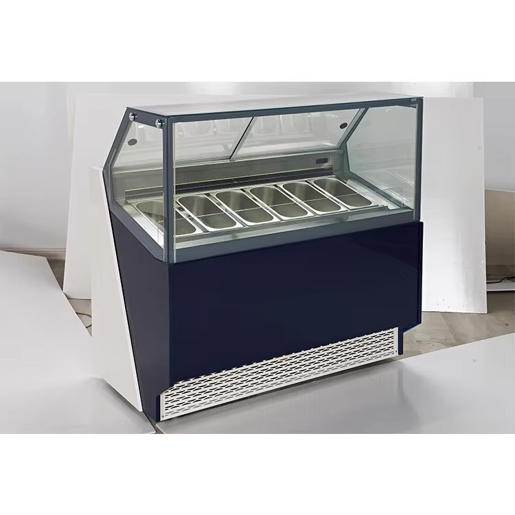 没入型ガラス扉付きチェスト型ディスプレイ冷凍庫、アイスクリー - Food Storage For Refrigerator のレビューと価格