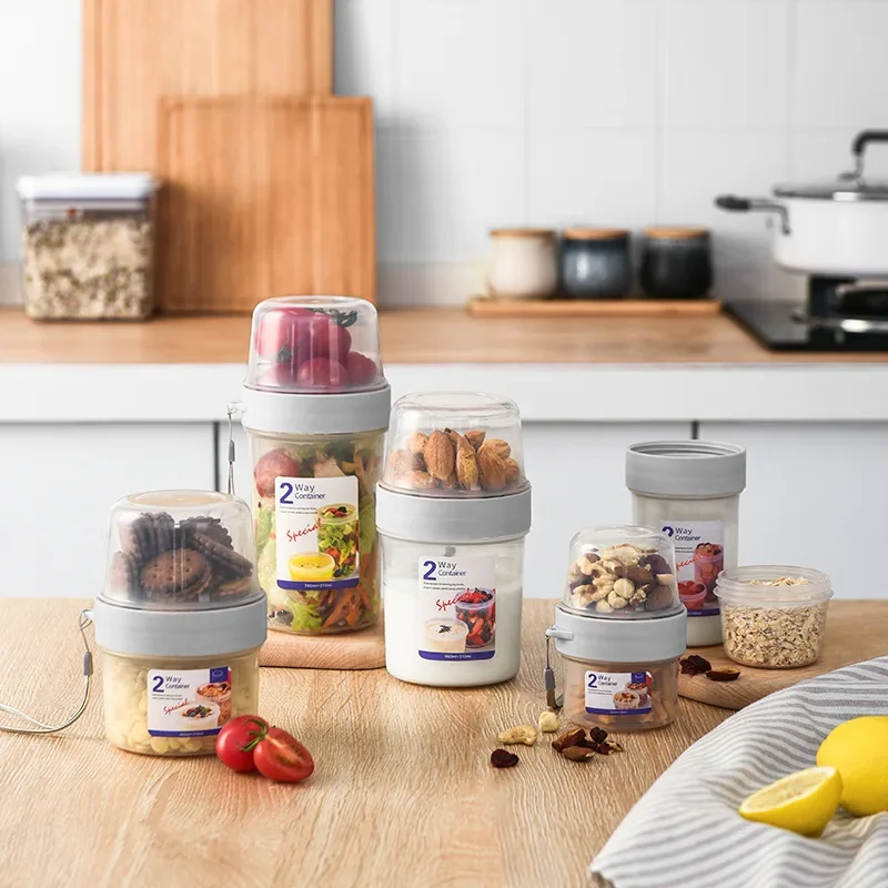 朝食用オートミールシリアルナッツヨーグルトサラダカップシール - Food Storage Yogurt のレビューと価格