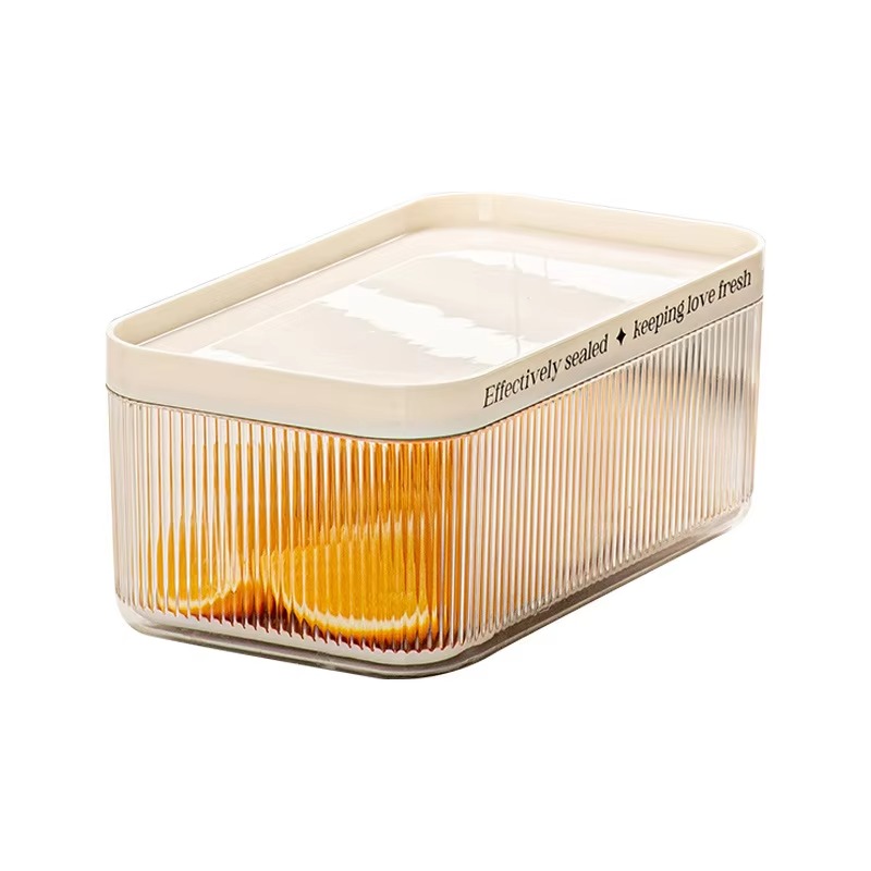 積み重ね可能なプラスチック製長方形PET冷蔵庫オーガナイザー - Food Storage Vegetables のレビューと価格