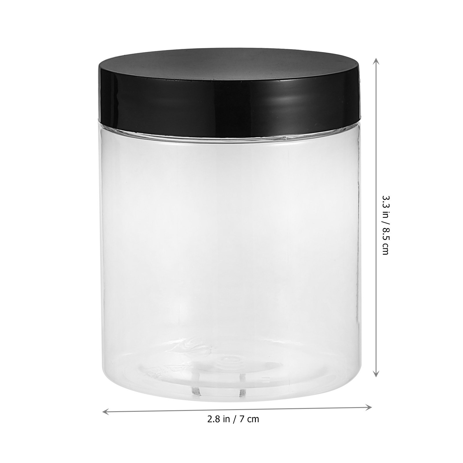 12個入り高級透明プラスチック保存容器、気密シール付き食品容 - Food Storage Jars のレビューと価格
