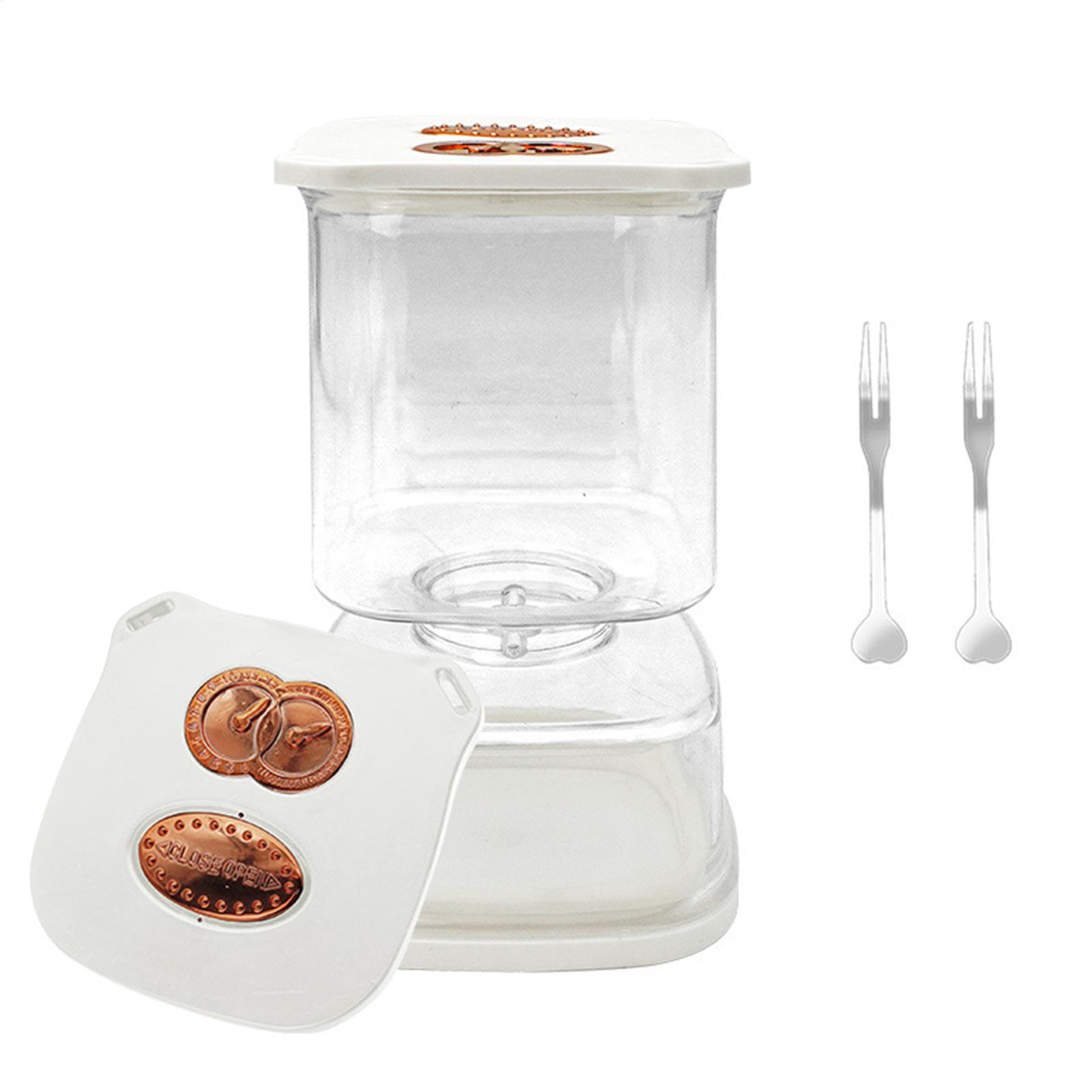 気密食品保存容器 防塵 クリア 蓋付き 気密ピクルスジャー  - Airtight Cereal Jar のレビューと価格
