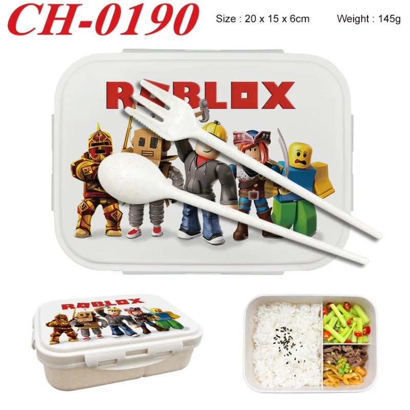 Robloxの弁当箱、ゲームフィギュアプリント入りランチボッ - Food Storage Meals のレビューと価格