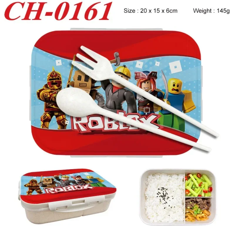 Robloxの弁当箱、ゲームフィギュアプリント入りランチボッ - Food Storage Meals のレビューと価格