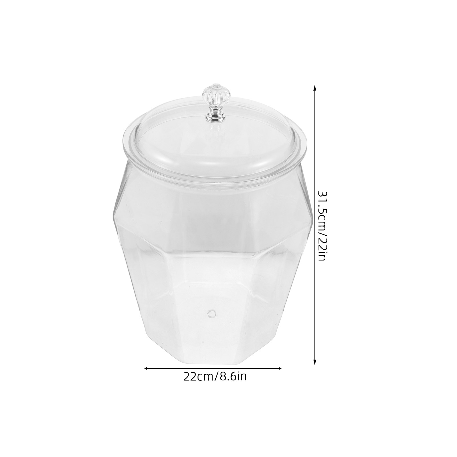 7L透明プラスチック製気密食品保存容器 密閉蓋付き パントリ - Airtight Cereal Jar のレビューと価格