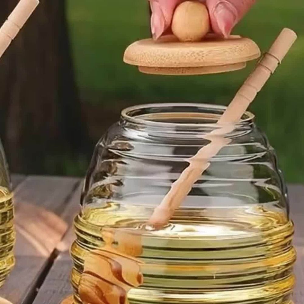 透明ガラスハニカムタンク 280/400/500ml 大容量 - Food Storage Set Glass のレビューと価格
