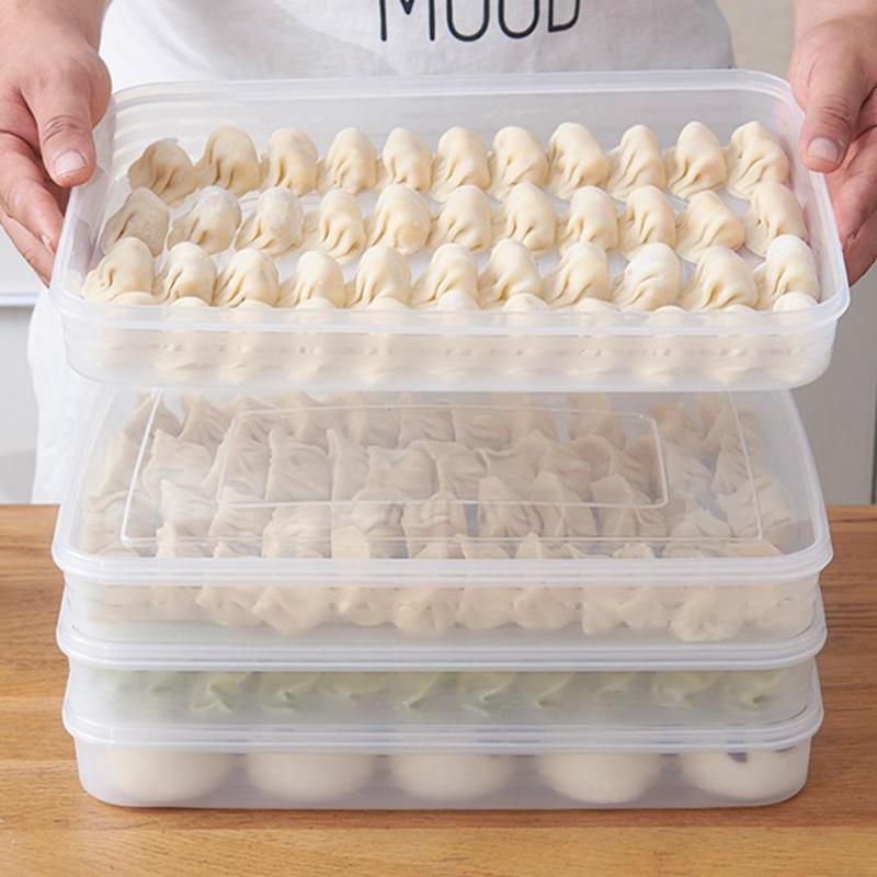 1個入りキッチン収納ボックス 冷蔵庫オーガナイザー 透明食品 - Food Storage Vegetables のレビューと価格