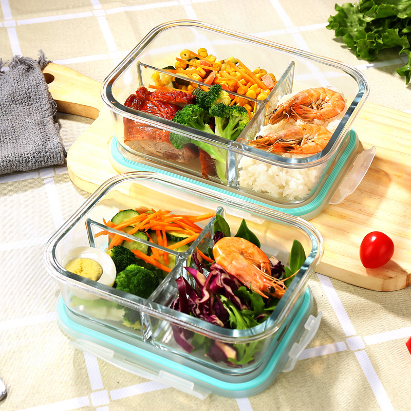 ガラス製鮮度保持容器 高硼珪酸耐熱電子レンジ対応弁当箱 冷蔵 - Food Storage Containers Glass のレビューと価格