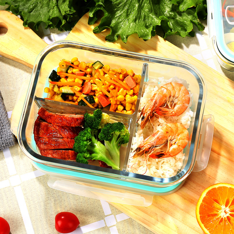 ガラス製鮮度保持容器 高硼珪酸耐熱電子レンジ対応弁当箱 冷蔵 - Food Storage Containers Glass のレビューと価格