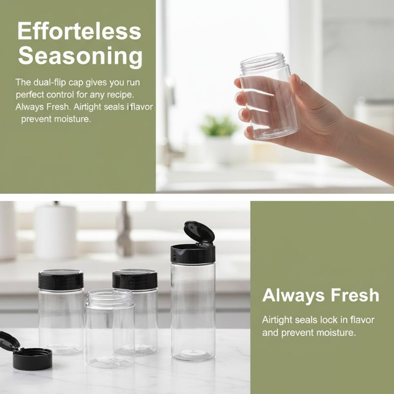 プラスチック製塩コショウ入れセット 5～6個入り 漏れ防止調 - Food Storage Set Glass のレビューと価格