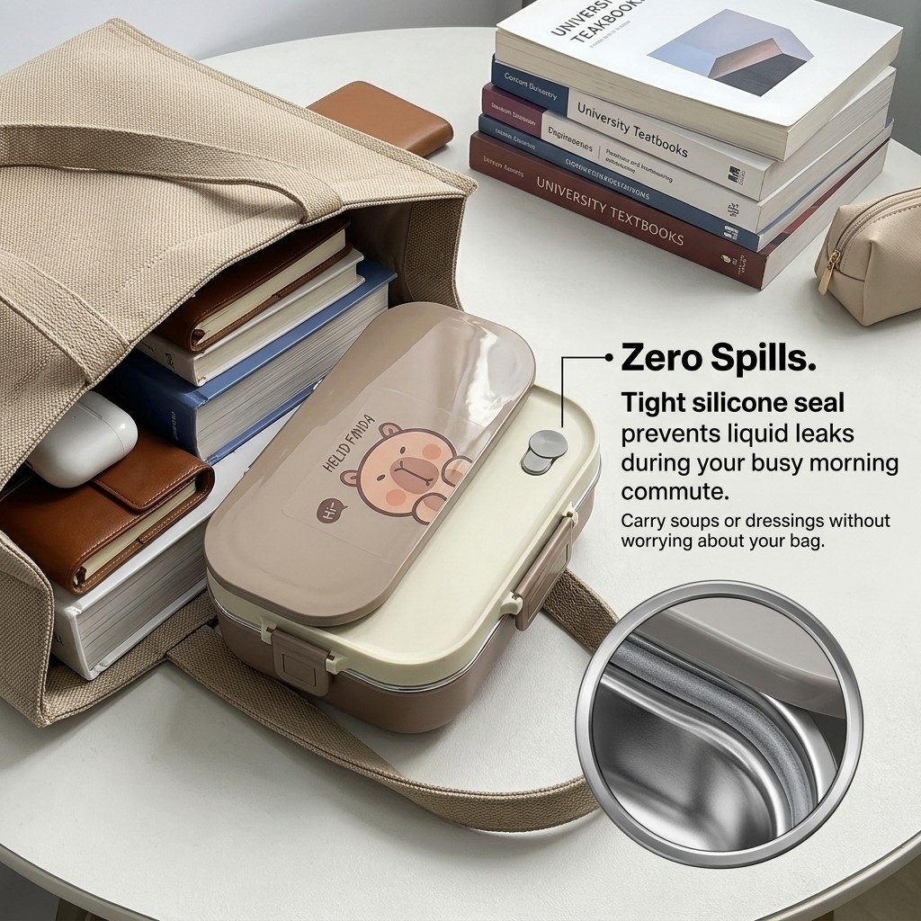 304ステンレス製弁当箱セット 4/5仕切り食品保存容器 ス - Food Storage Containers B&M のレビューと価格