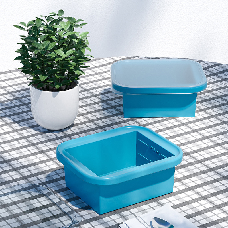シリコーン製冷凍トレイ プラスチック蓋付き 冷凍庫コンテナ  - Food Storage Not Plastic のレビューと価格