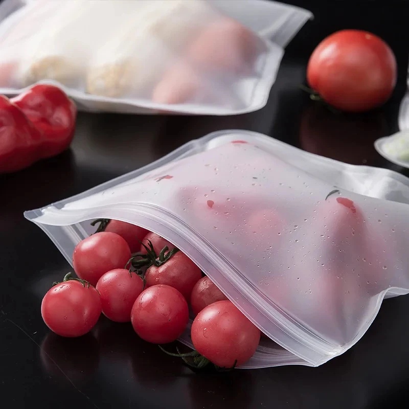 1-4個入りシリコン製食品保存袋、フレッシュバッグ、再利用可 - Food Storage Bags Reusable のレビューと価格