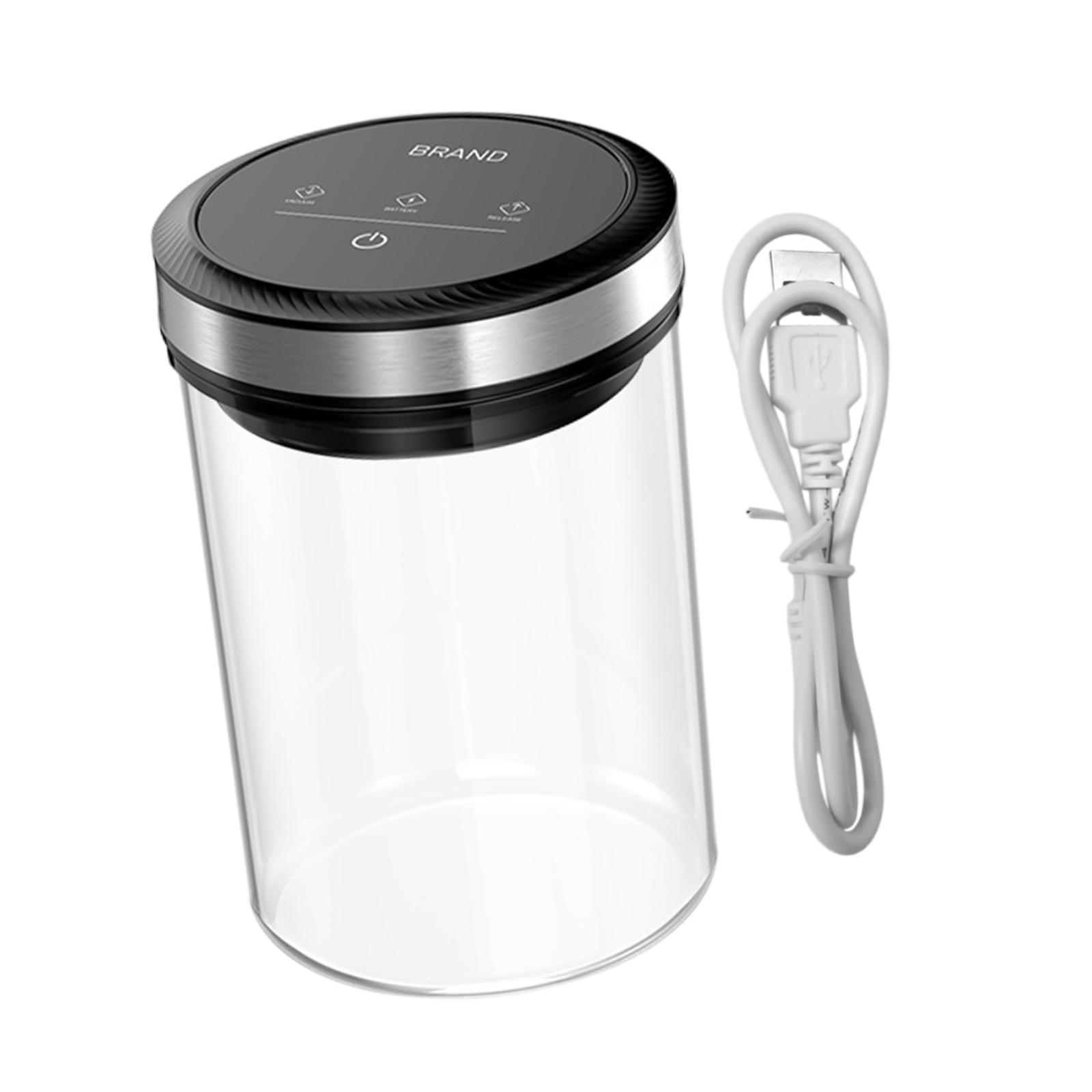 真空シリアル食品保存容器 ガラス瓶 密閉型気密ジャー ナッツ - Airtight Cereal Jar のレビューと価格