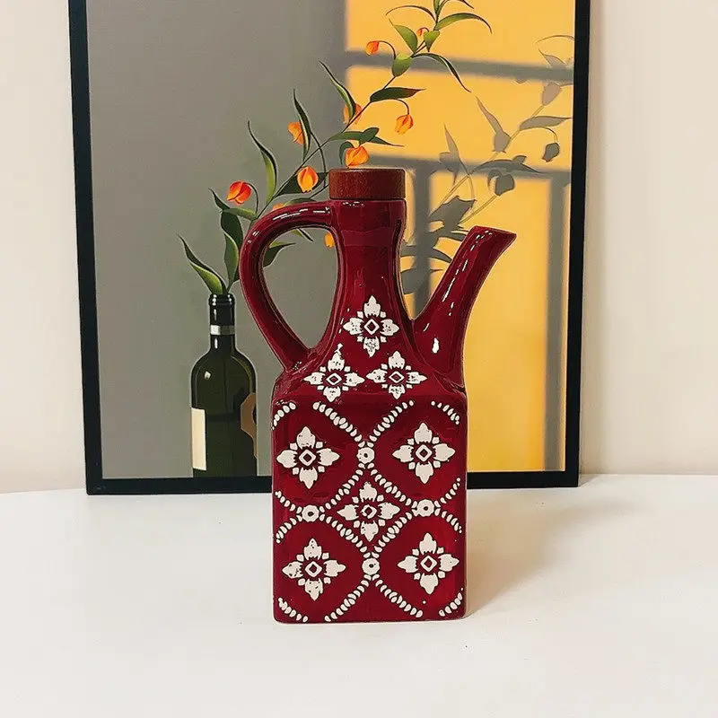 アメリカンオイルポット 家庭用セラミックボトル チリボトル  - Herb Keeper Container のレビューと価格