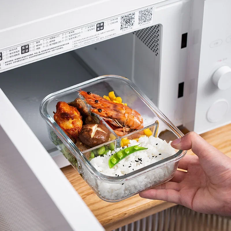 ガラス製鮮度保持容器 高硼珪酸耐熱電子レンジ弁当箱 冷蔵庫専 - Food Storage Containers Glass のレビューと価格