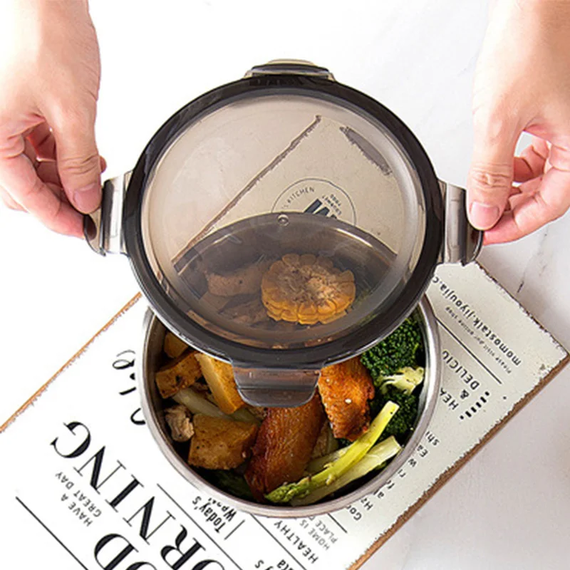 蓋付きステンレス鋼弁当箱、食品容器、鮮度保存ボックス、家庭用 - Food Storage Containers B&M のレビューと価格
