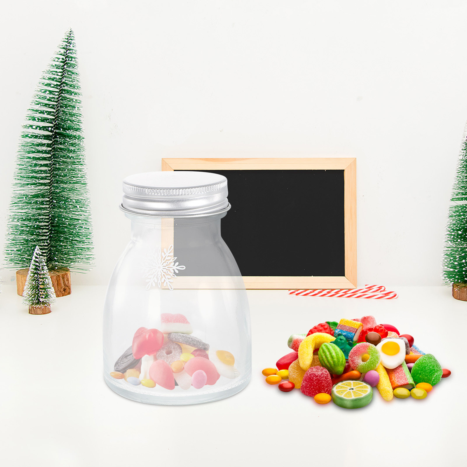 6個入りガラス保存瓶 キャンディボトル 砂糖入れ キッチンシ - Airtight Cereal Jar のレビューと価格