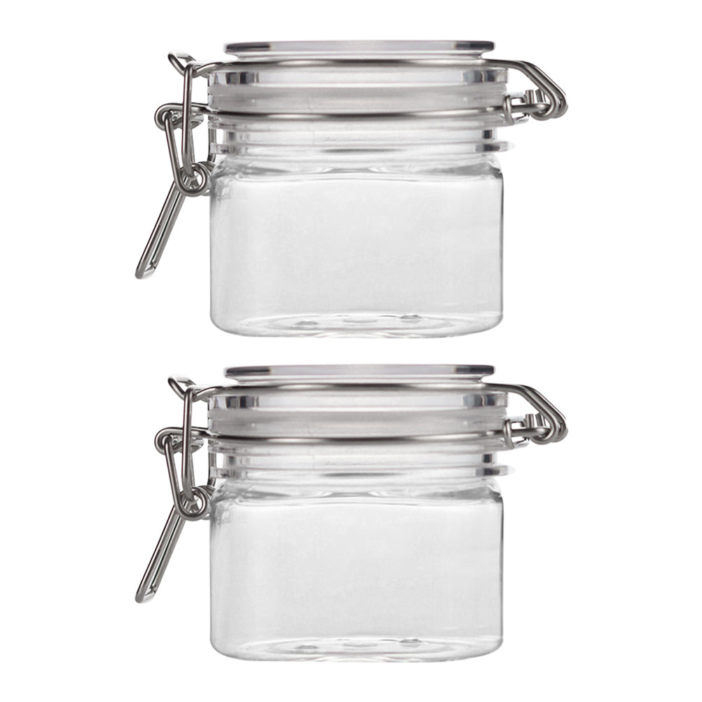 2 個の密封された保存瓶透明蜂蜜ボトル多機能キッチン容器食品 - Food Storage Jars のレビューと価格
