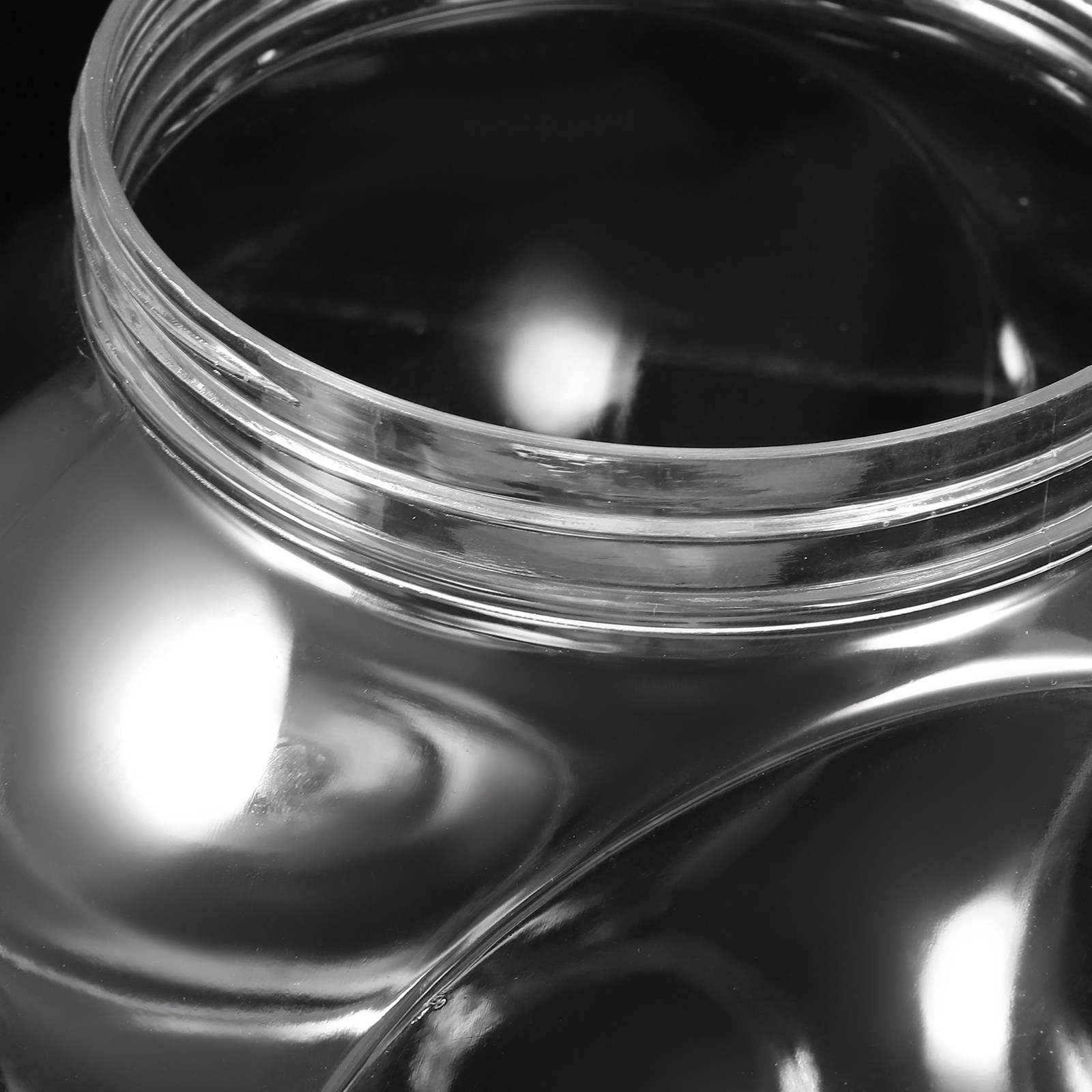 3個入りクリアスイーツジャー 1500ml 丸型透明キャンデ - Food Storage Jars のレビューと価格