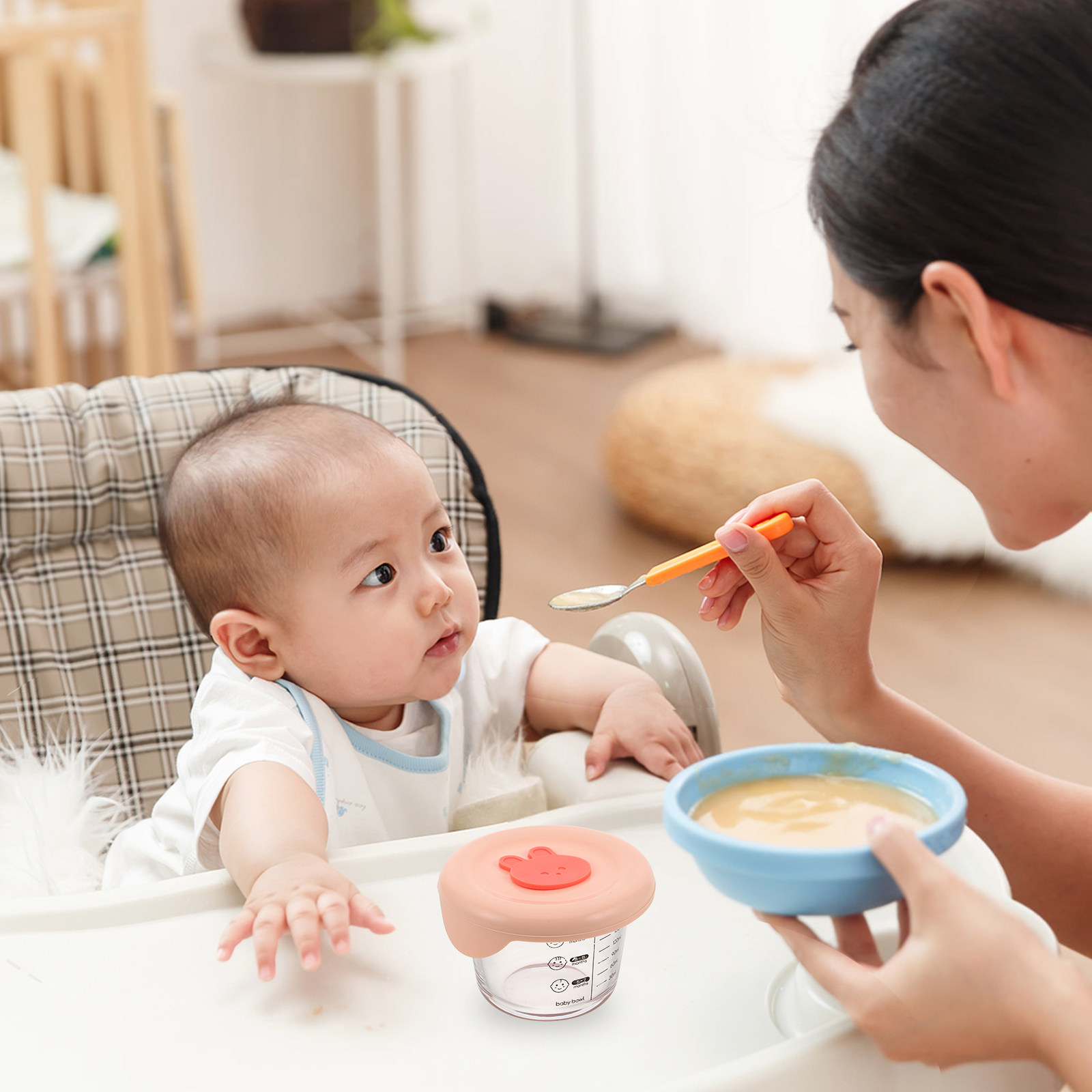 2個入りベビーフード保存容器 ガラス製 230ml 密閉型漏 - Food Storage With Glass Lids のレビューと価格
