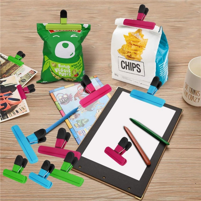 3-12 個多目的シールクリップ耐久性のあるキッチンスナック - Food Storage Bags Reusable のレビューと価格