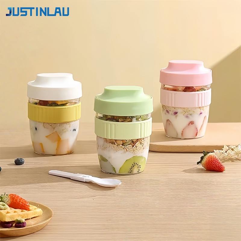JUSTINLAU ポータブル朝食フルーツオートヨーグルトサ - Food Storage Yogurt のレビューと価格