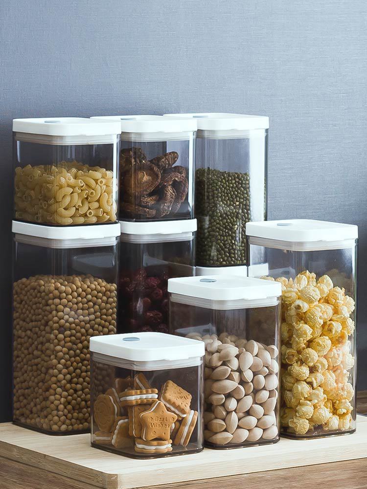 食品収納容器キッチン収納および組織バルク容器算術食品ボックス - Airtight Cereal Jar のレビューと価格