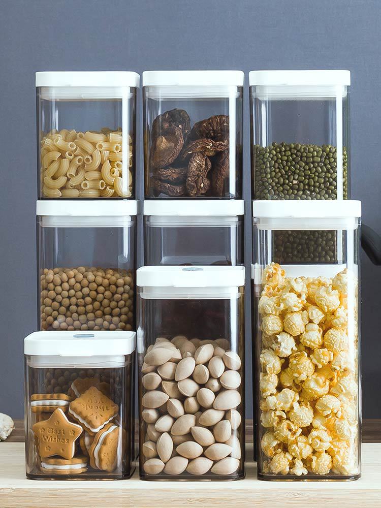 食品収納容器キッチン収納および組織バルク容器算術食品ボックス - Airtight Cereal Jar のレビューと価格