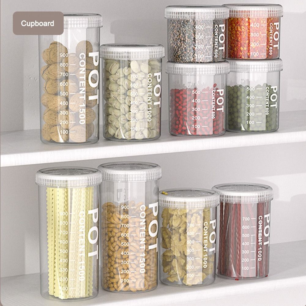 大容量キッチン食品保存容器 透明 密閉穀物鮮度保持ボックス  - Airtight Cereal Jar のレビューと価格