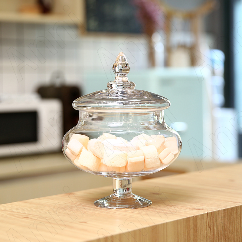 シンプルなガラス収納ジャー蓋付き結婚式の装飾的なキャンディー - Food Storage With Glass Lids のレビューと価格