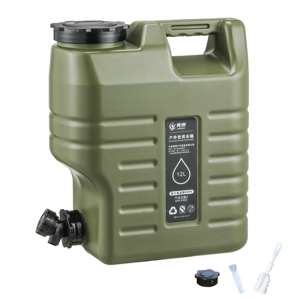 3.2ガロン/12L キャンプ用ウォーターコンテナ（スパウト - Food Storage Emergency のレビューと価格